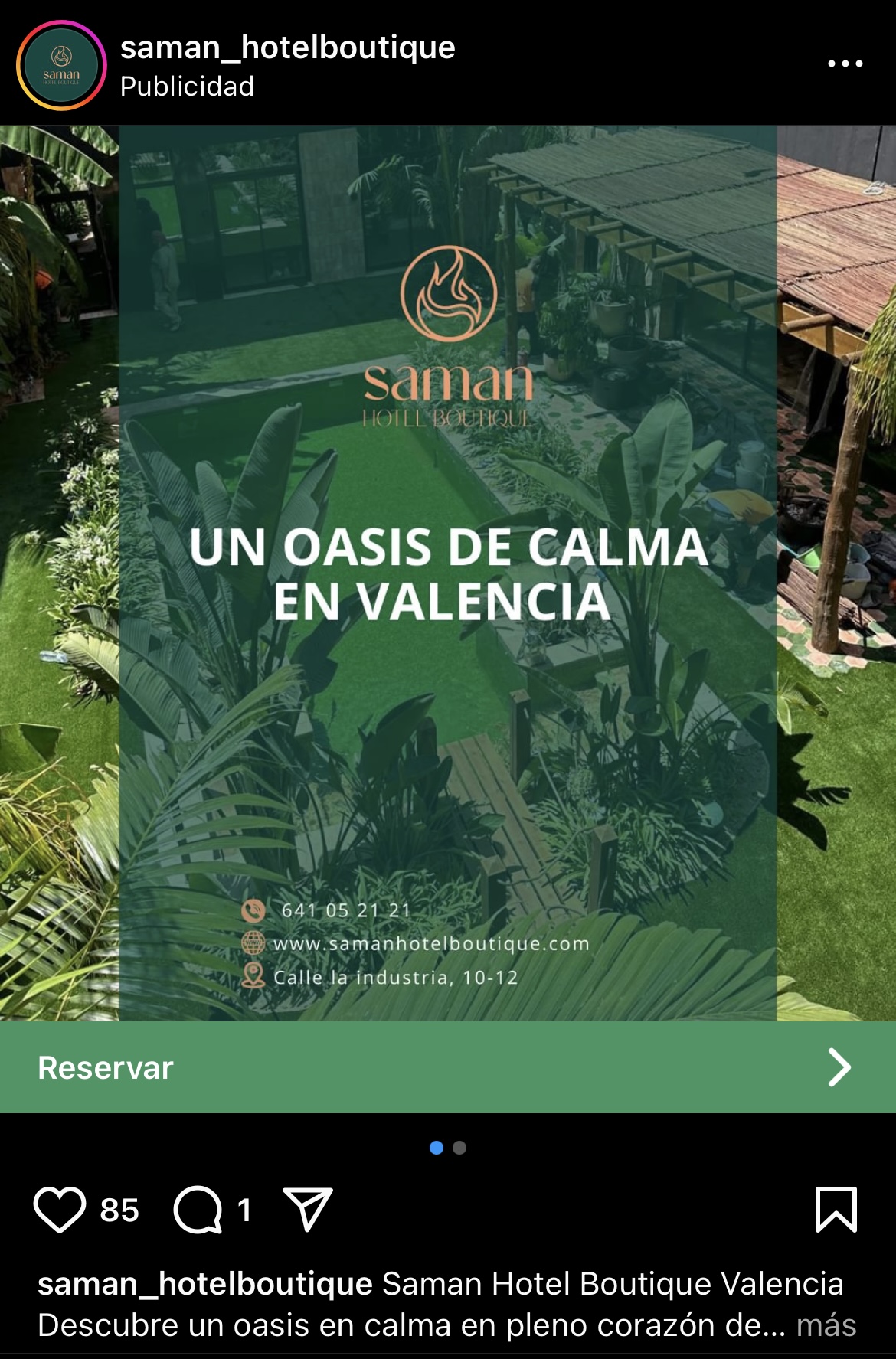 Hôtel faltó de principios, no se ha preocupado en retirar su publicidad.